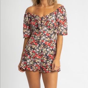 Lush Floral Romper
